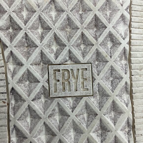 Frye Astor Men's Silver Metallic High Top Leather Athletic Shoes Sz 9.5 Preowned - Picture 7 of 8